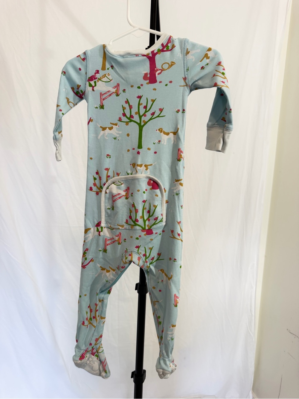 The Beaufort Bonnet Company Footie Pajamas | 12-18 Months | Equestrian Print - Picture 12 of 14